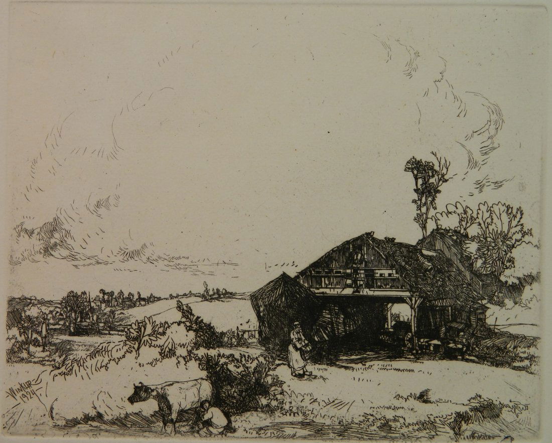 John W. Winkler etching (1 of 4)