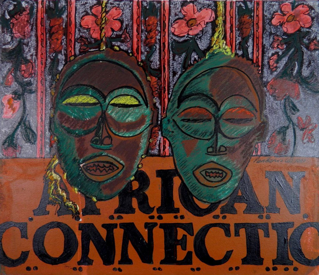 John Pendarvis acrylic over silkscreen (1 of 4)