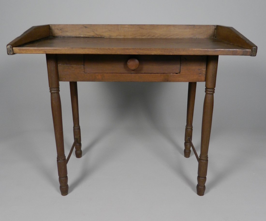 Antique American Primitive Work Table (1 of 4)
