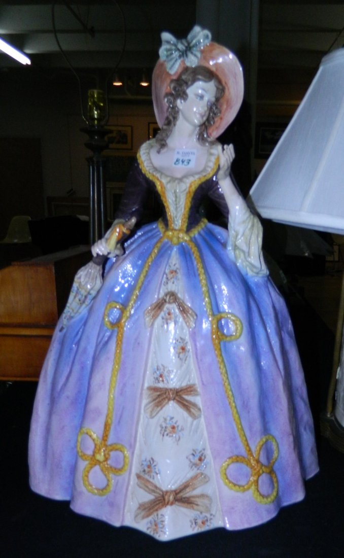 Capo Di Monte porcelain lamp (1 of 1)