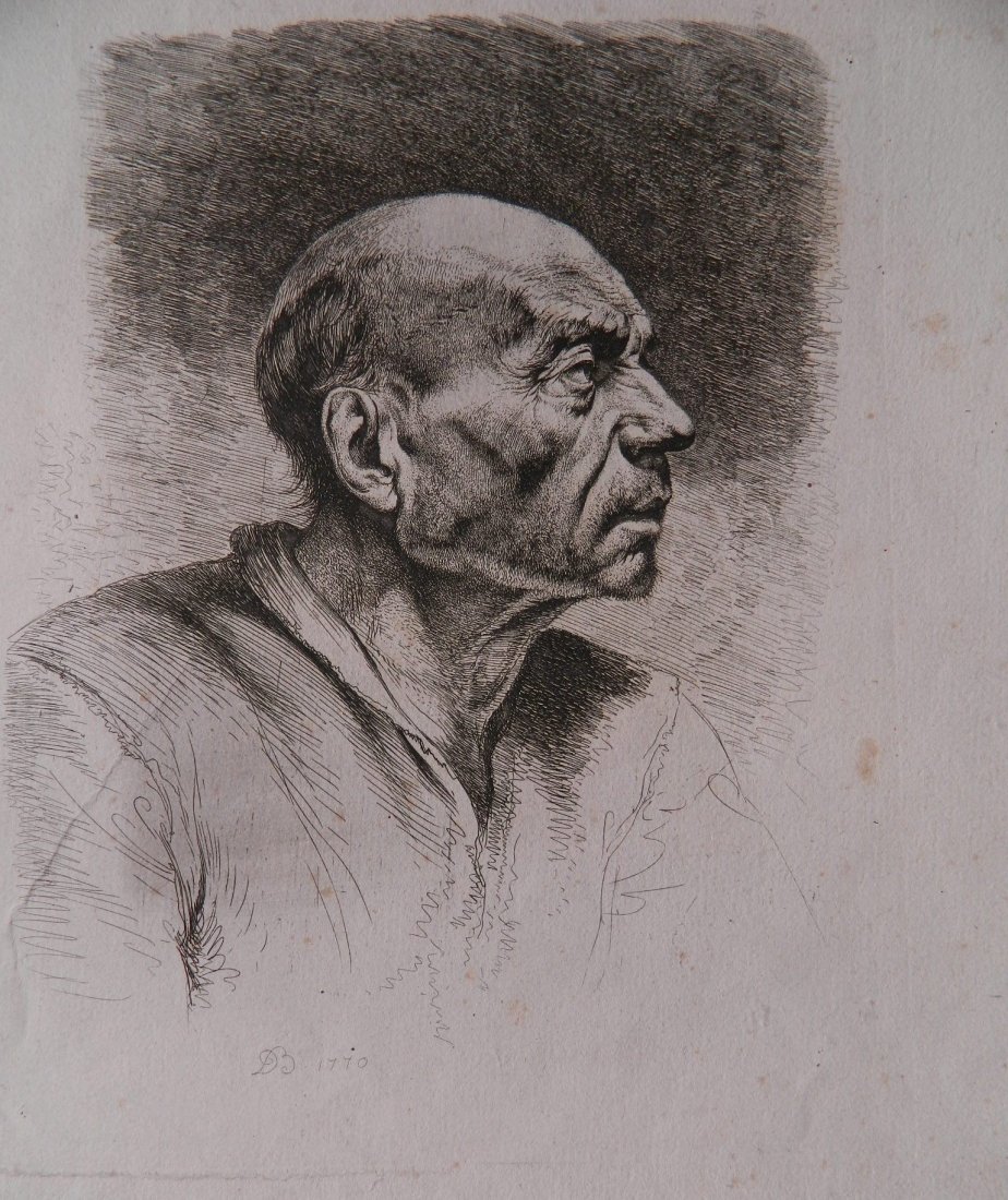 Jean Jacques de Boissieu etching (1 of 3)