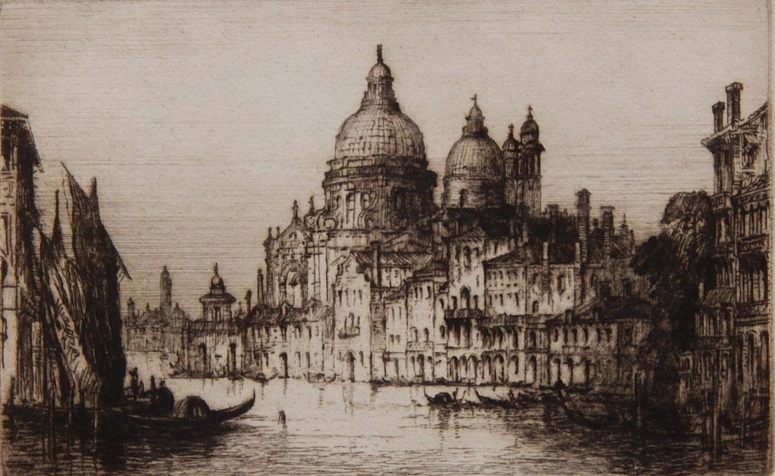 James Alphege Brewer drypoint (1 of 4)