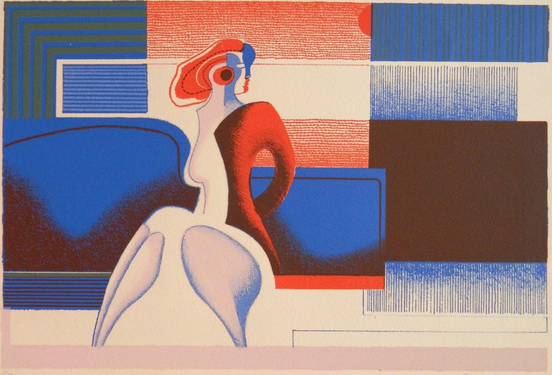 Georgi Daskaloff lithograph (1 of 4)