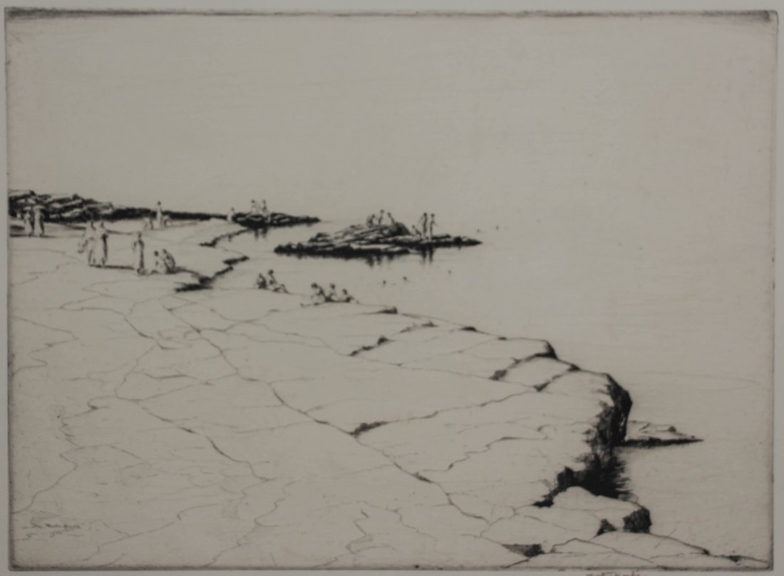Martin Hardie etching and drypoint (1 of 4)