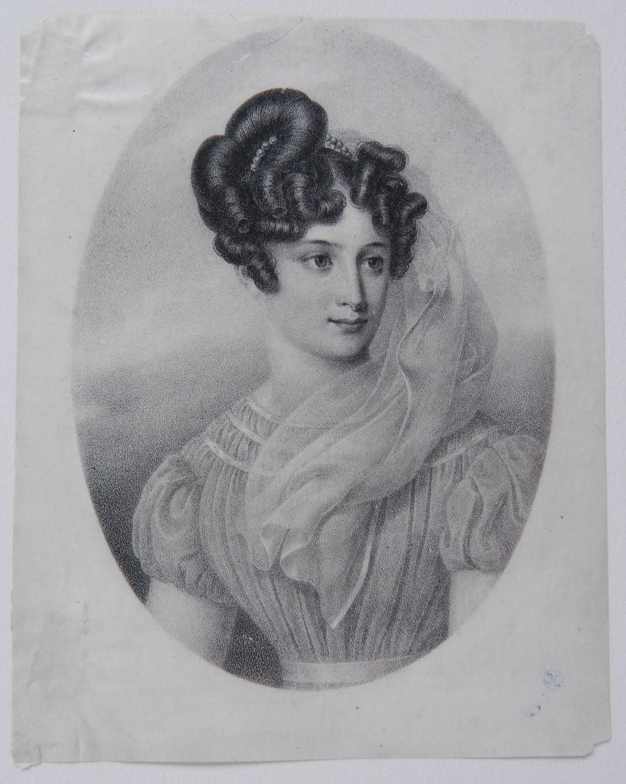 Eugene Isabey lithograph (1 of 4)