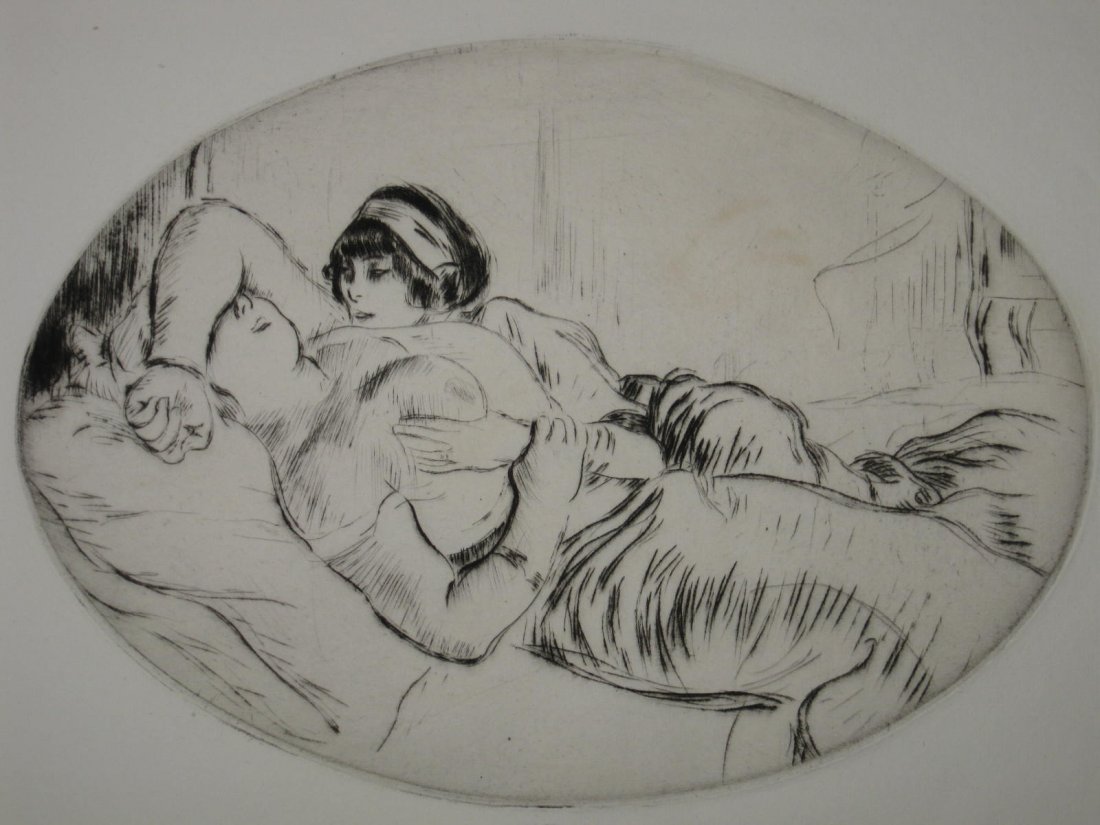 Louis A. Legrand drypoint (1 of 3)