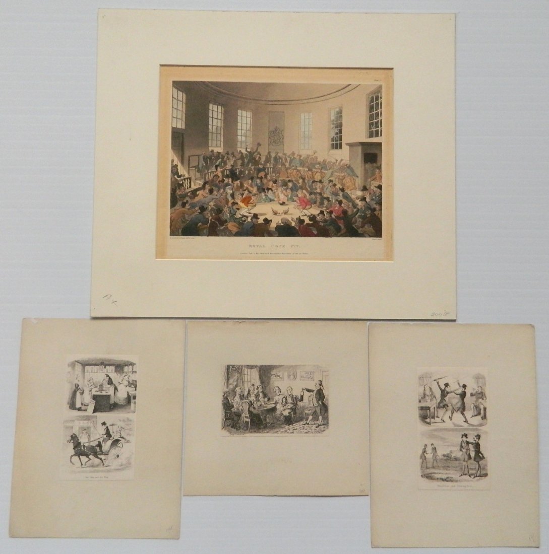 Thomas and Pugin Rowlandson etching (1 of 9)