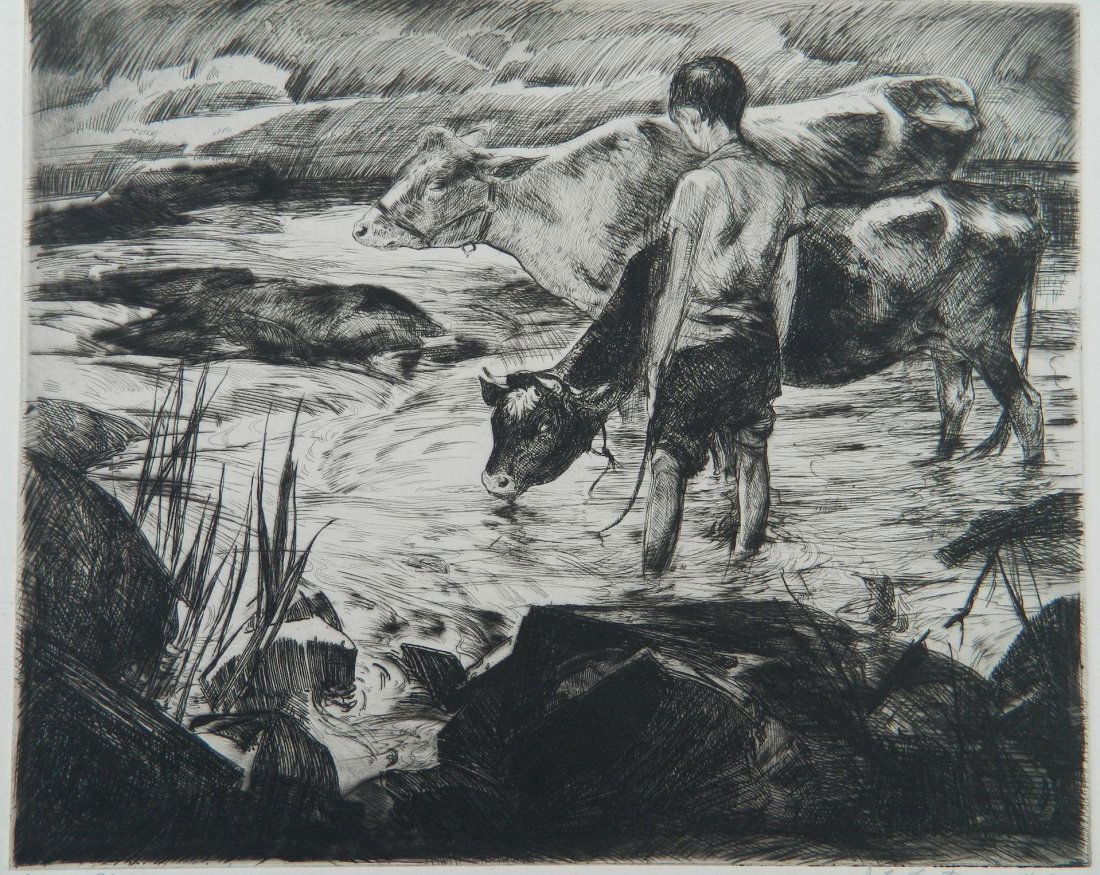 John Costigan etching (1 of 4)