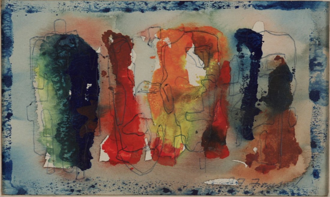 Julius F. Faysash watercolor (1 of 4)