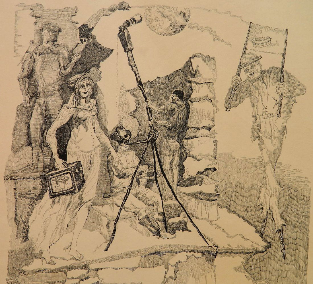 Bertram Goodman pen and ink (1 of 4)