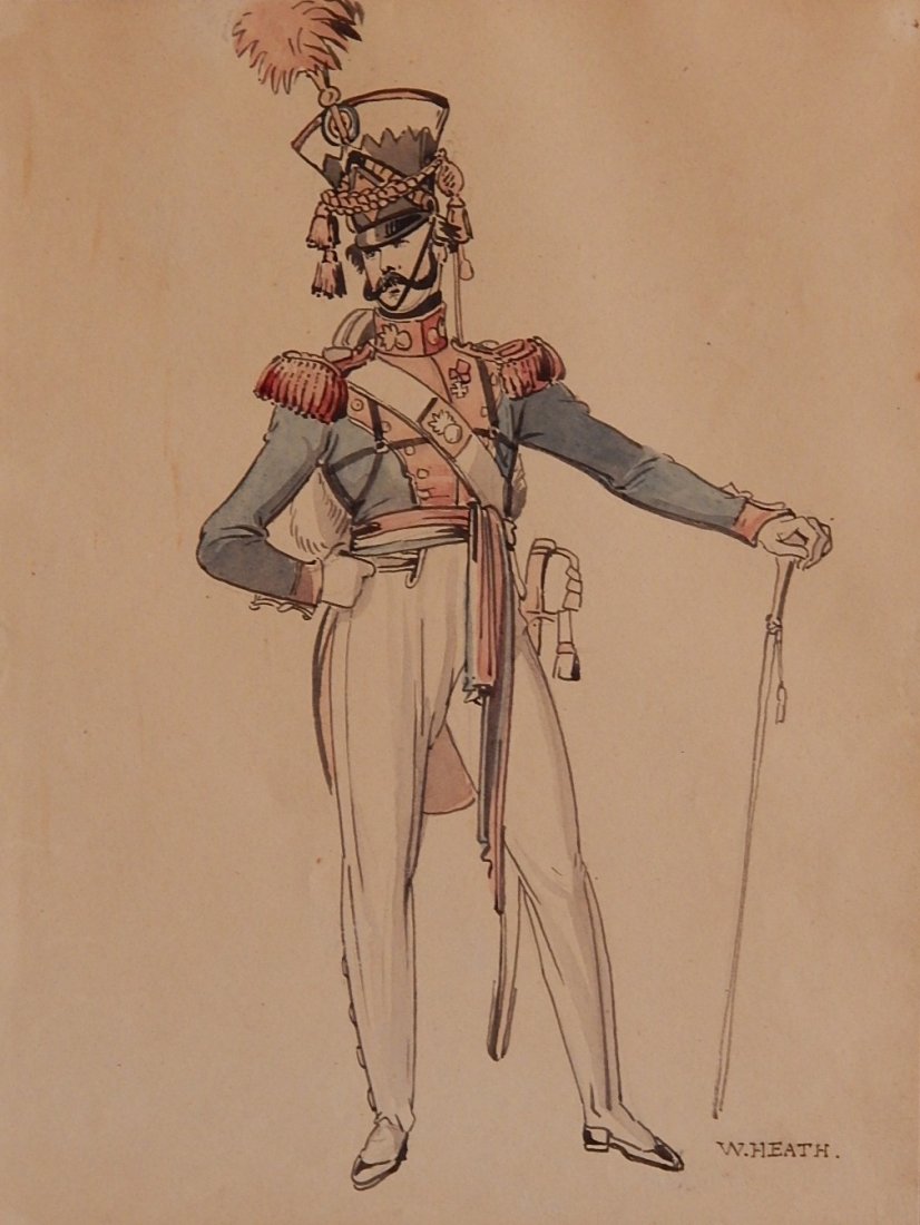 William Heath pen and ink and watercolor (1 of 4)