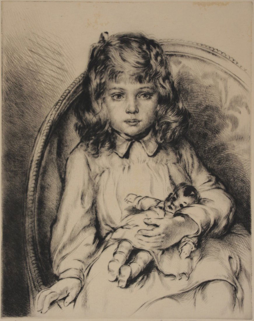 Arthur W. Heintzelman drypoint (1 of 4)