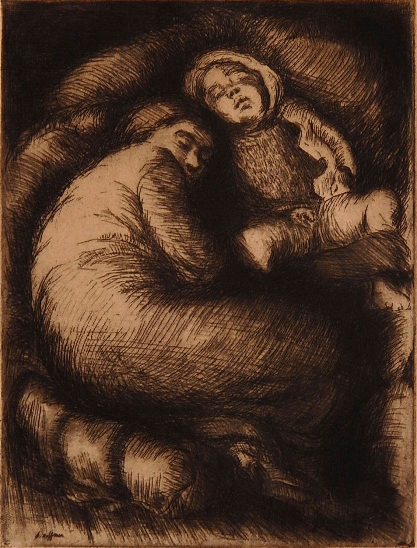 Irwin Hoffman etching (1 of 4)