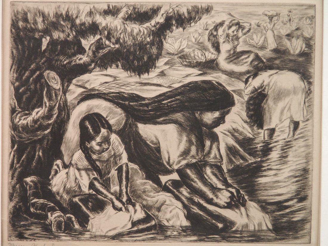 Irwin Hoffman etching (1 of 4)