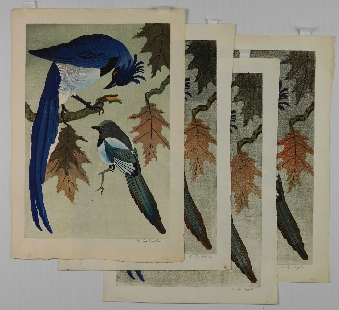 Anthony Lapaglia 4 woodcuts (1 of 4)