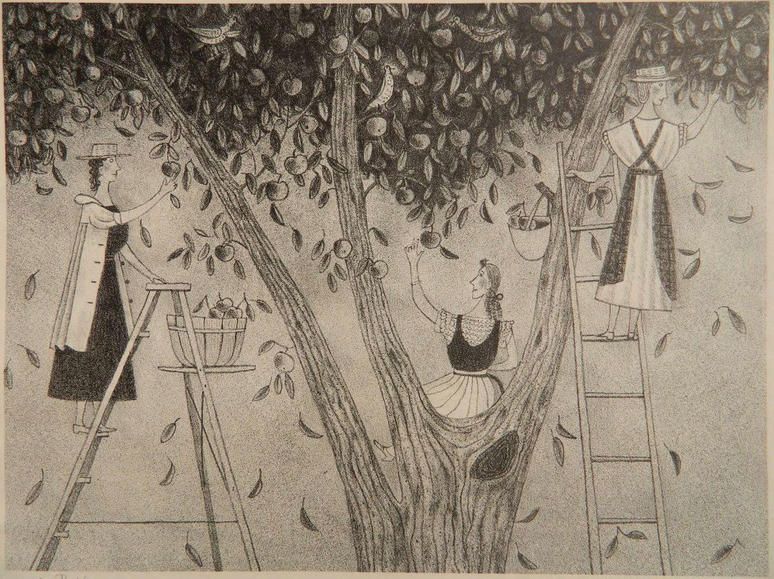 Doris Lee lithograph (1 of 5)