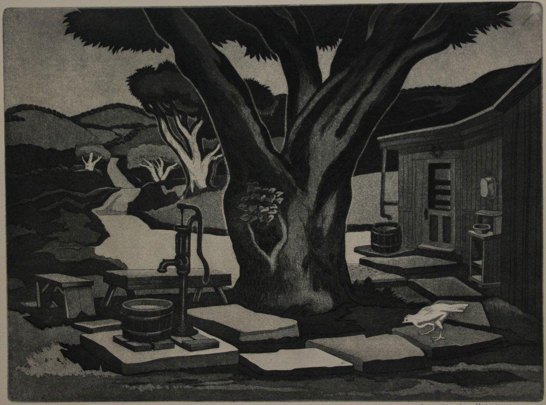 George Jo Mess aquatint (1 of 4)