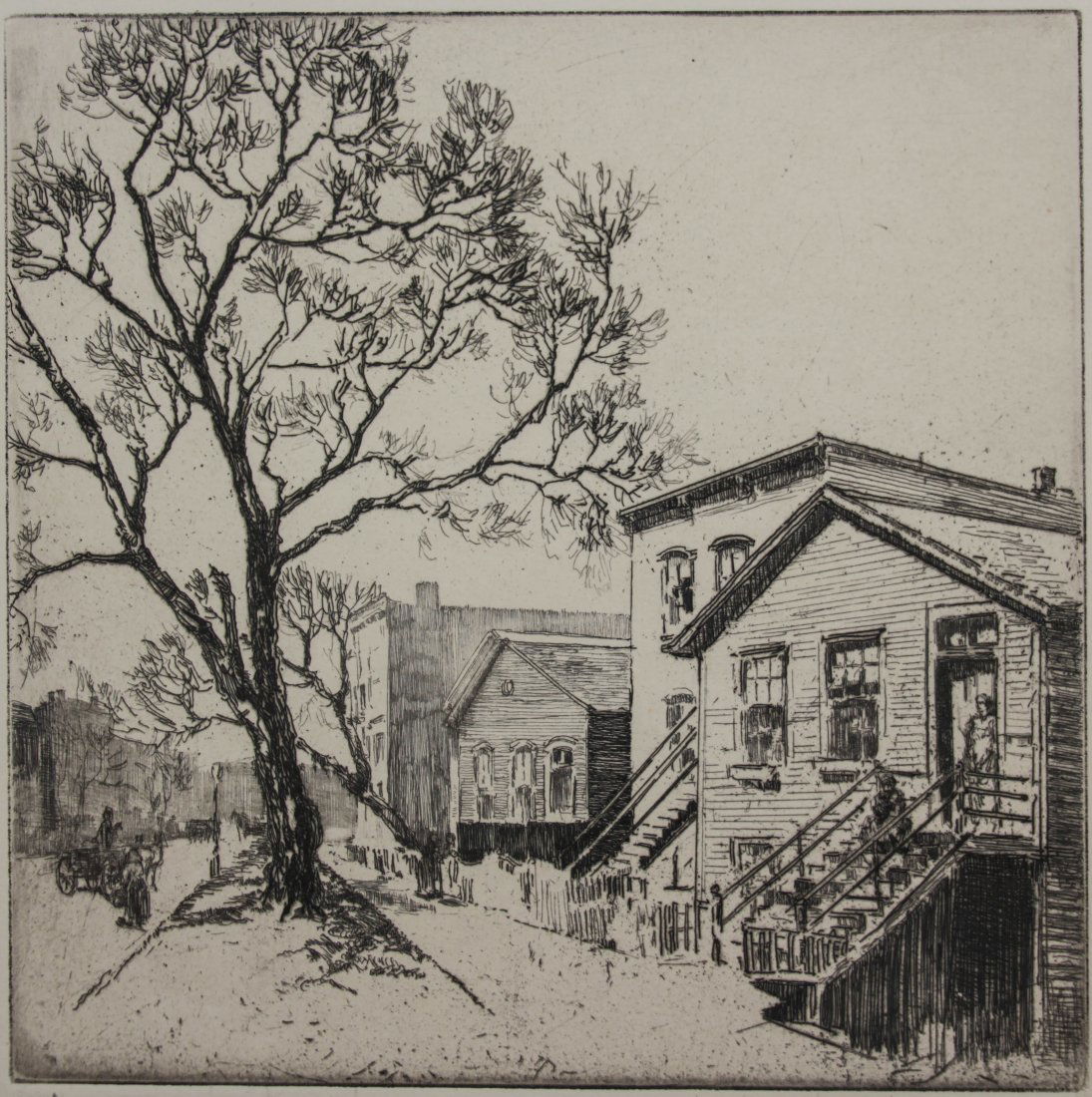 Hubert Morley etching (1 of 4)