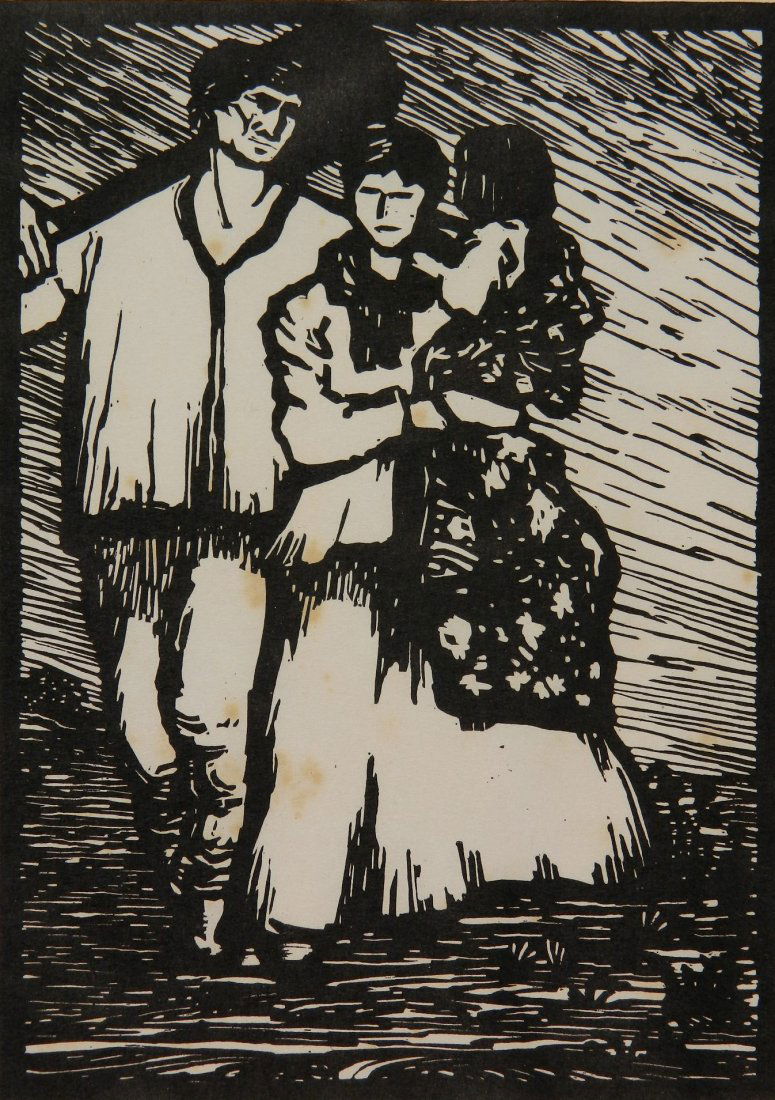 John Murphy woodcut (1 of 4)