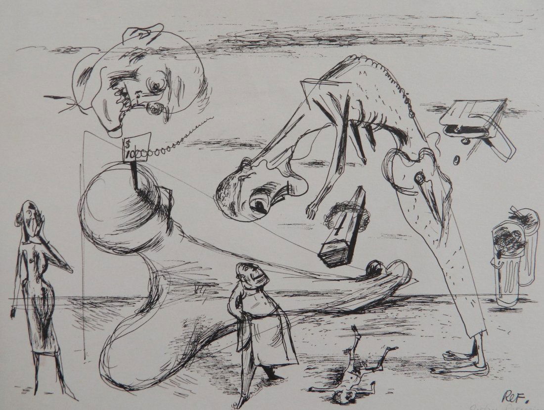 Anton Refregier off-set lithograph (1 of 4)