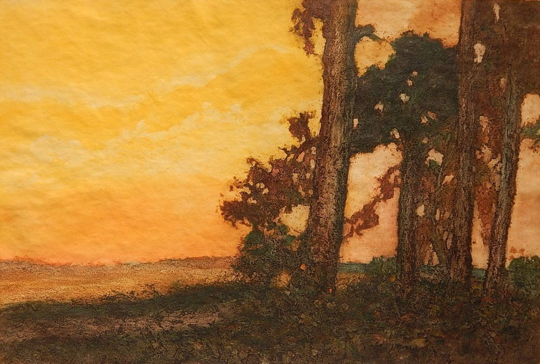 George Senseney aquatint (1 of 4)