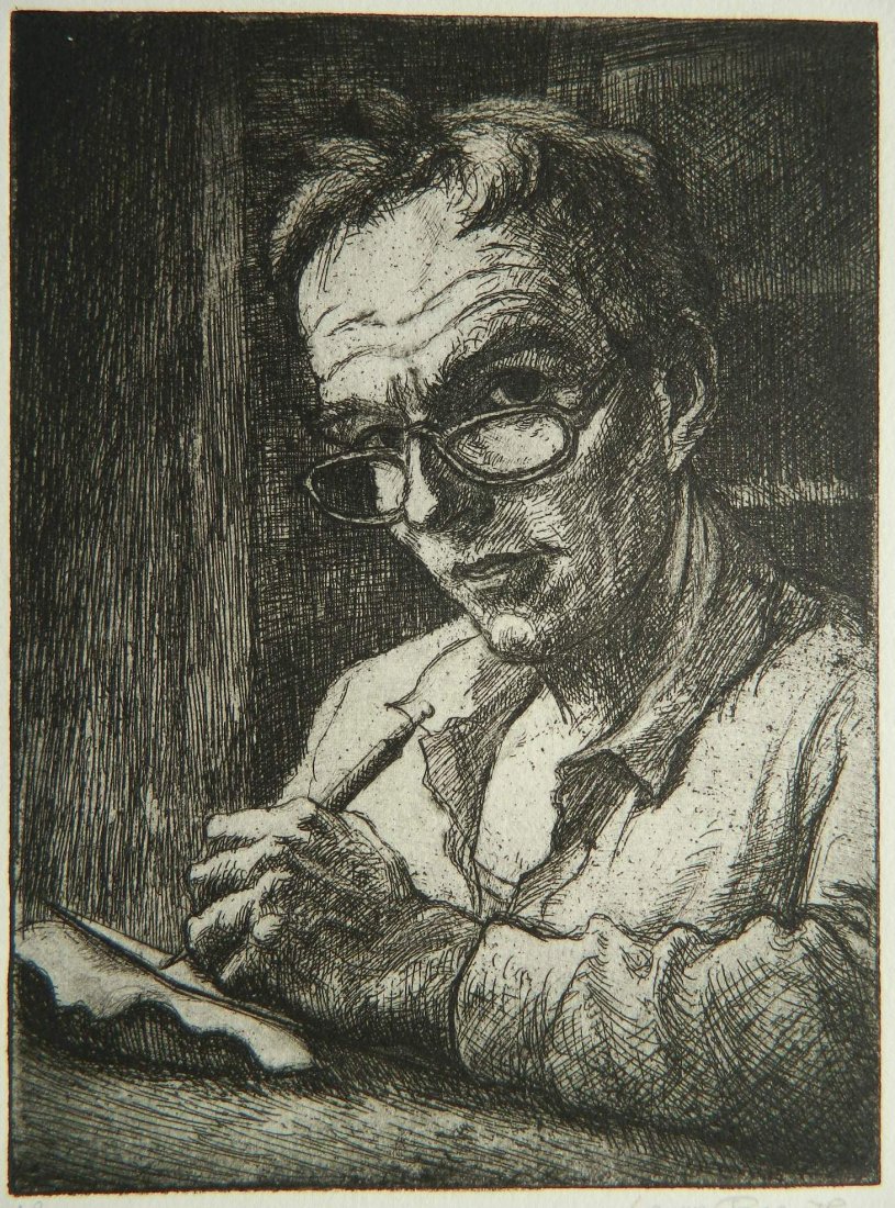 Leon Basiste etching (1 of 4)