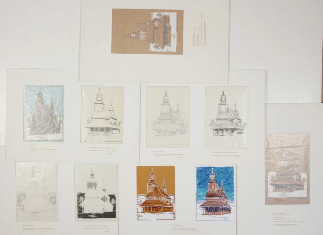 Elizabeth Harter 14 pc silkscreen process set (1 of 4)