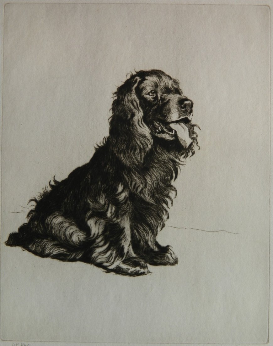 Cecil Aldin etching (1 of 4)