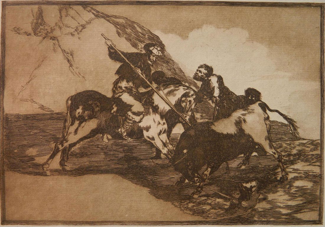 Francisco Goya etching and aquatint (1 of 3)