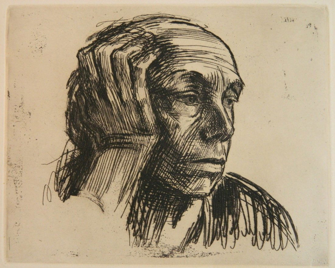 Kathe Kollwitz etching (1 of 3)