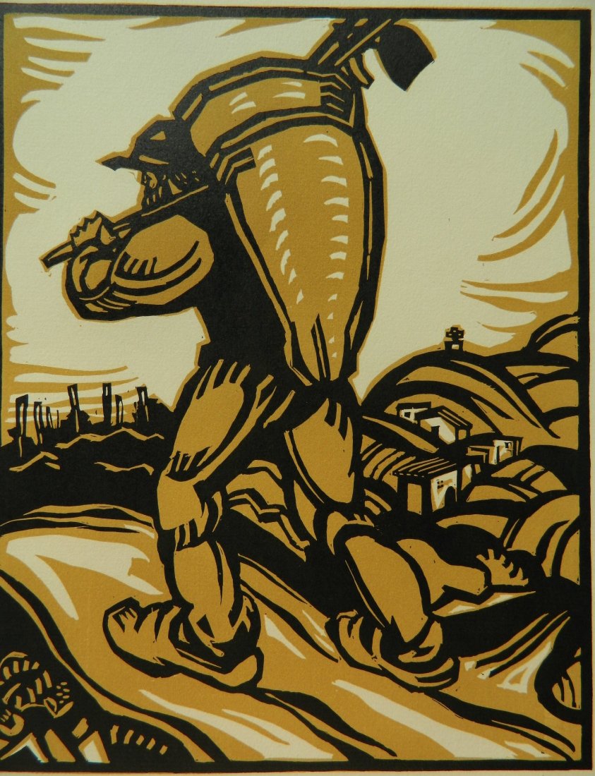 Jacques Le Chevallier woodcut (1 of 4)