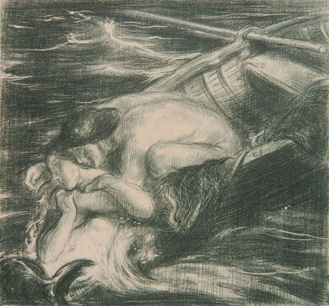 Charles Shannon lithograph (1 of 4)