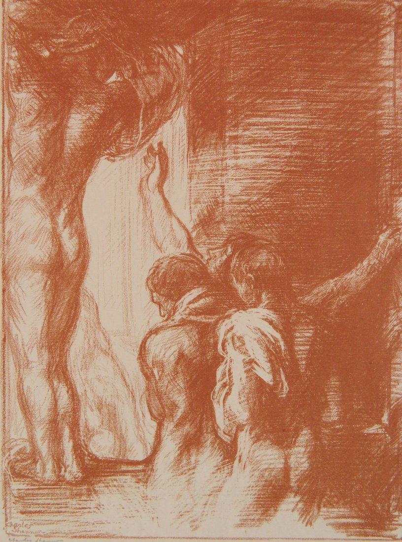 Charles Shannon lithograph (1 of 4)