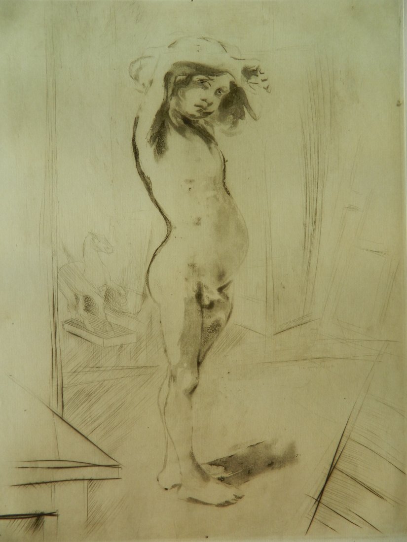 Jacques Villon aquatint and drypoint (1 of 4)