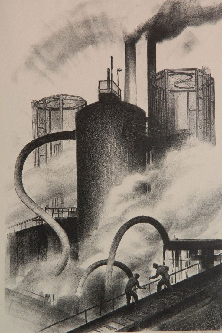 James E. Allen lithograph (1 of 4)