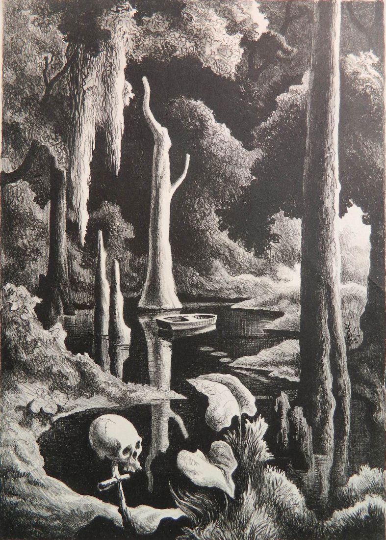 Thomas Hart Benton lithograph (1 of 4)