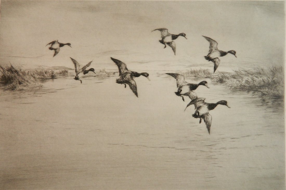 Roland Clark drypoint (1 of 4)