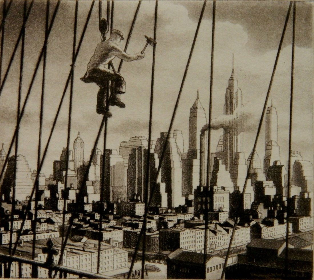 Samuel Margolies etching (1 of 4)