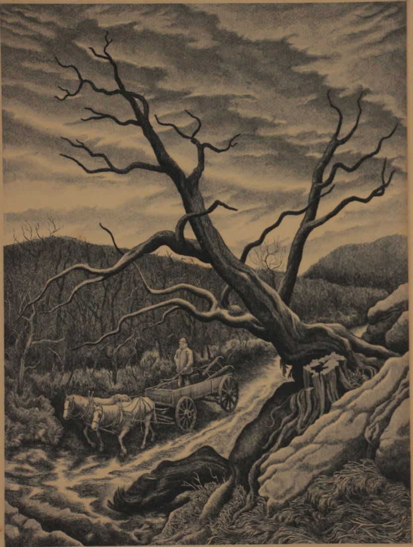 Jackson Lee Nesbitt etching (1 of 4)