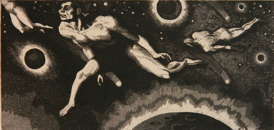 Harry Sternberg aquatint (1 of 3)