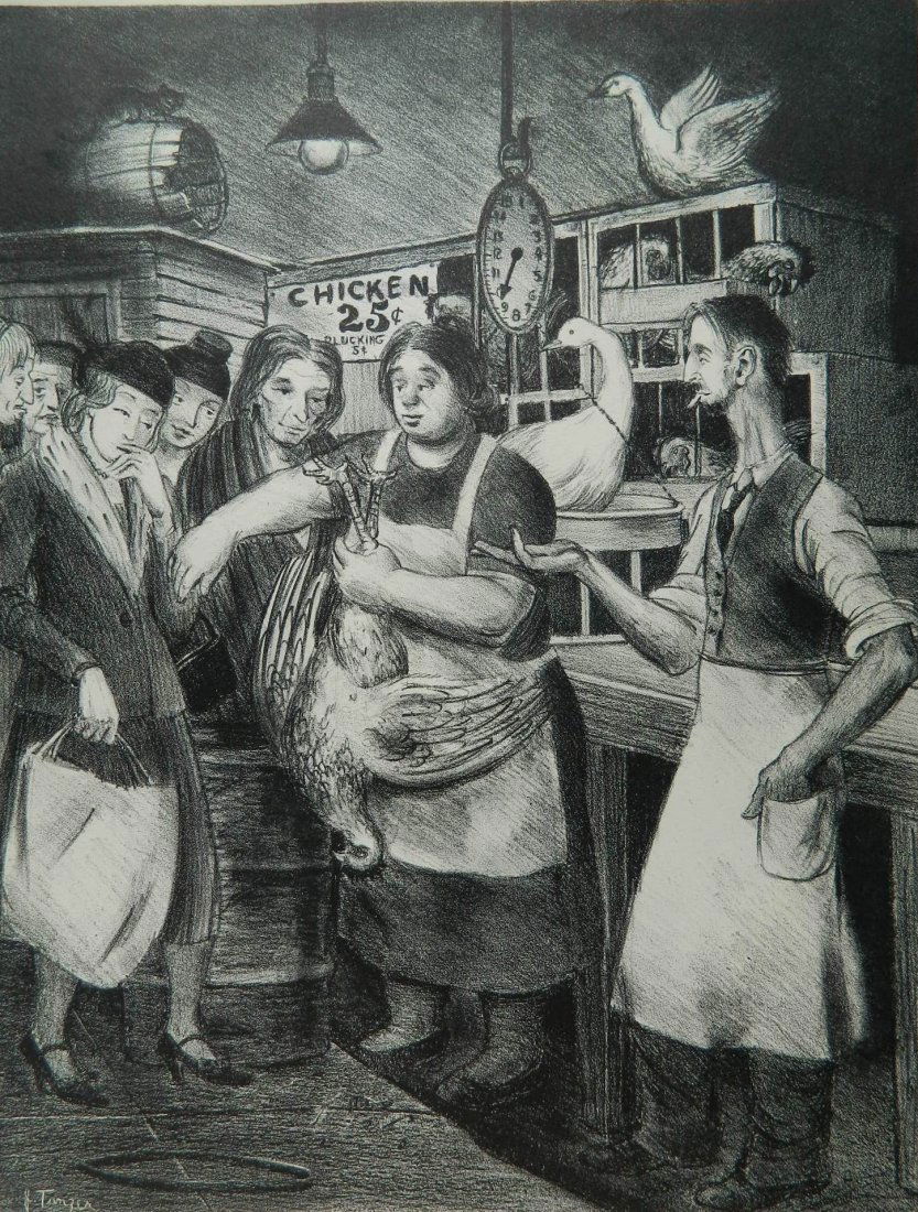 Julius Tanzer lithograph (1 of 4)