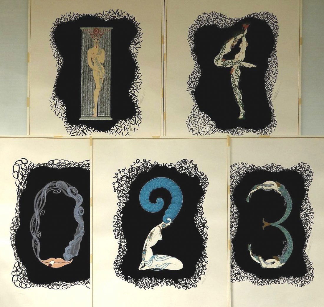 Erte 5 silkscreens (1 of 7)