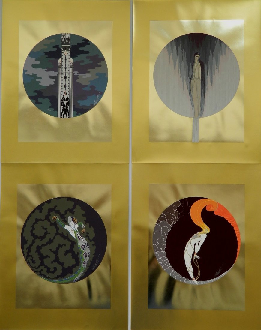 Erte 4 silkscreens suite (1 of 9)