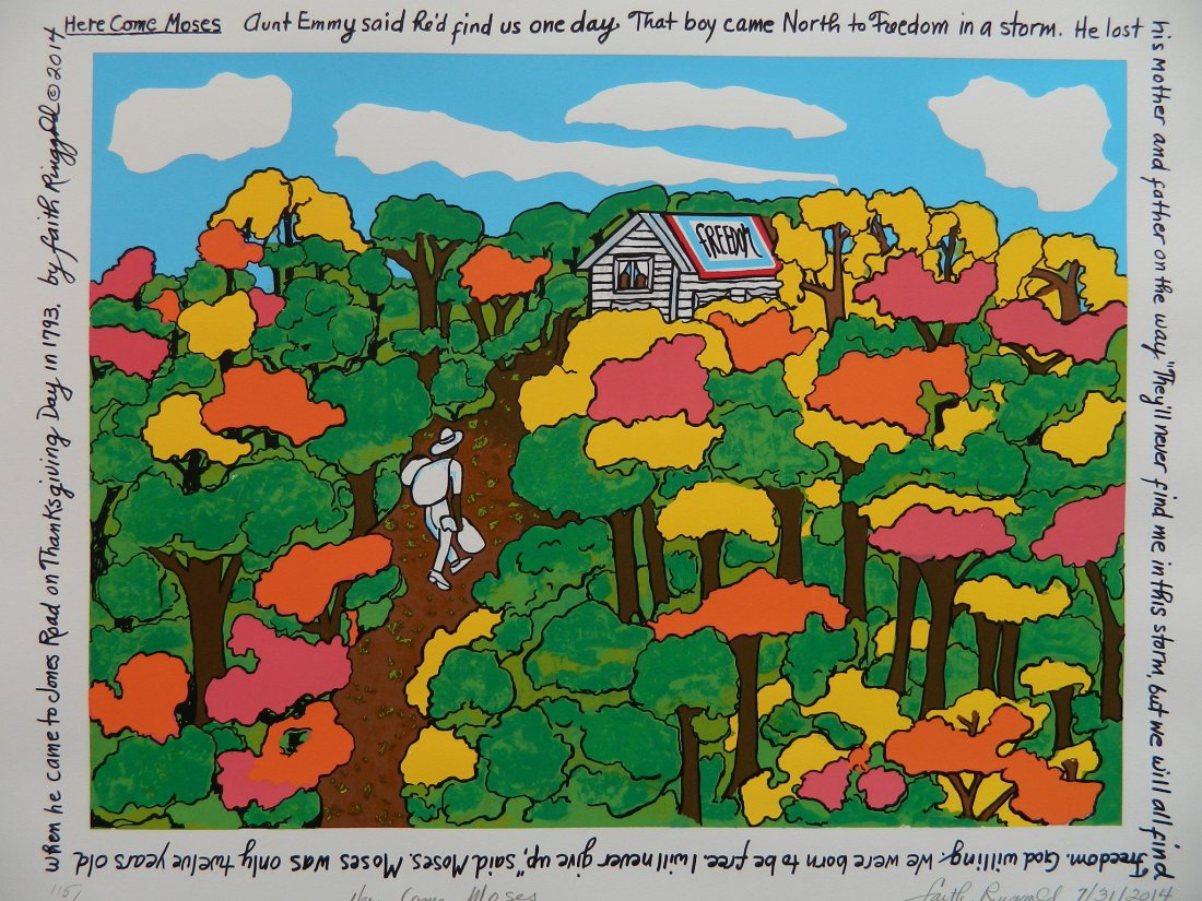 Faith Ringgold lithograph (1 of 4)