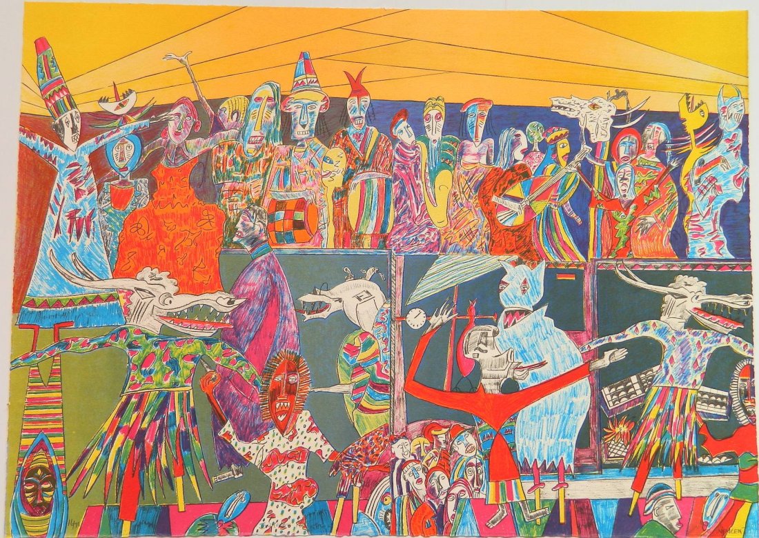 Vincent Smith lithograph (1 of 4)