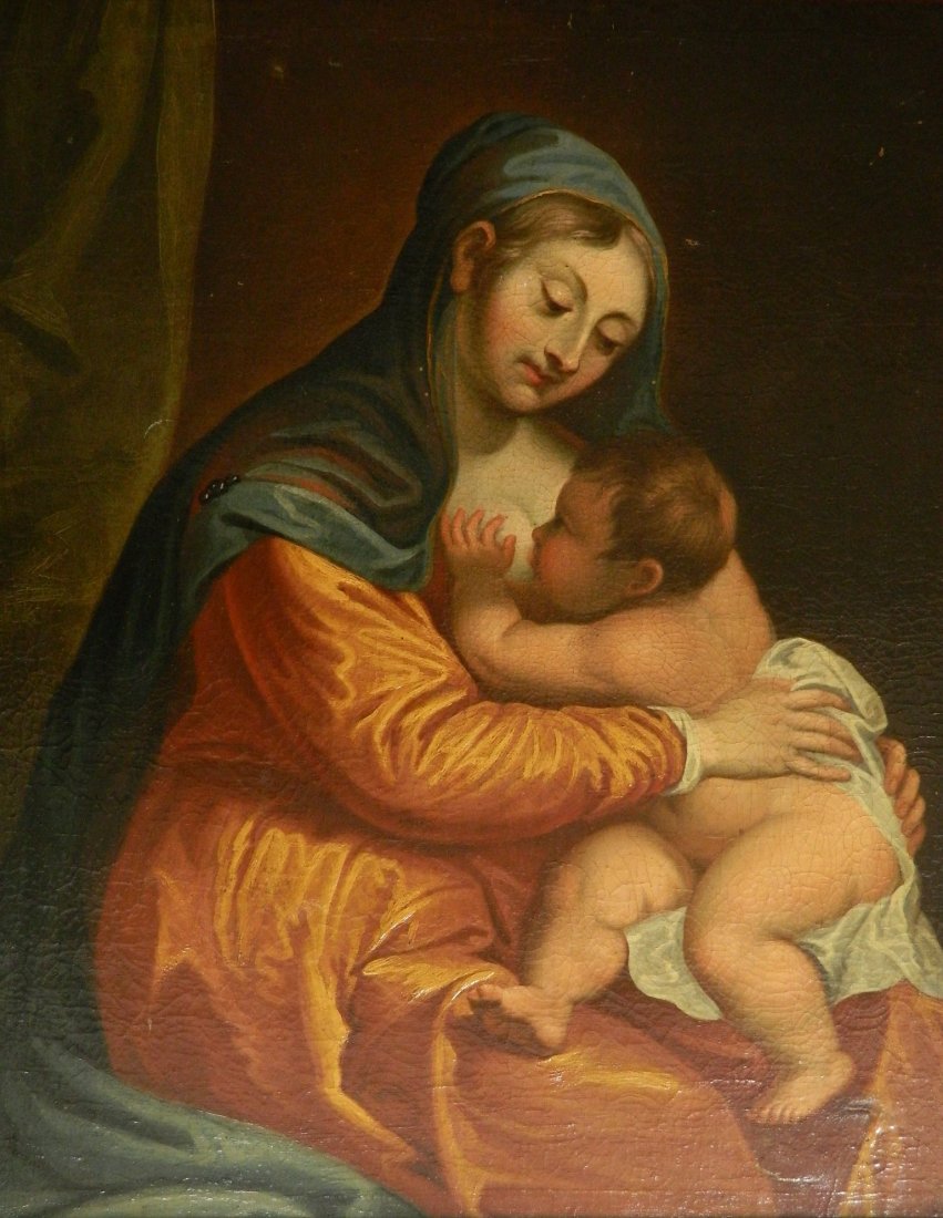 18th c. Italian School oil (1 of 4)