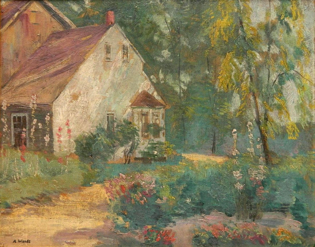 19th c. American School oil (1 of 4)