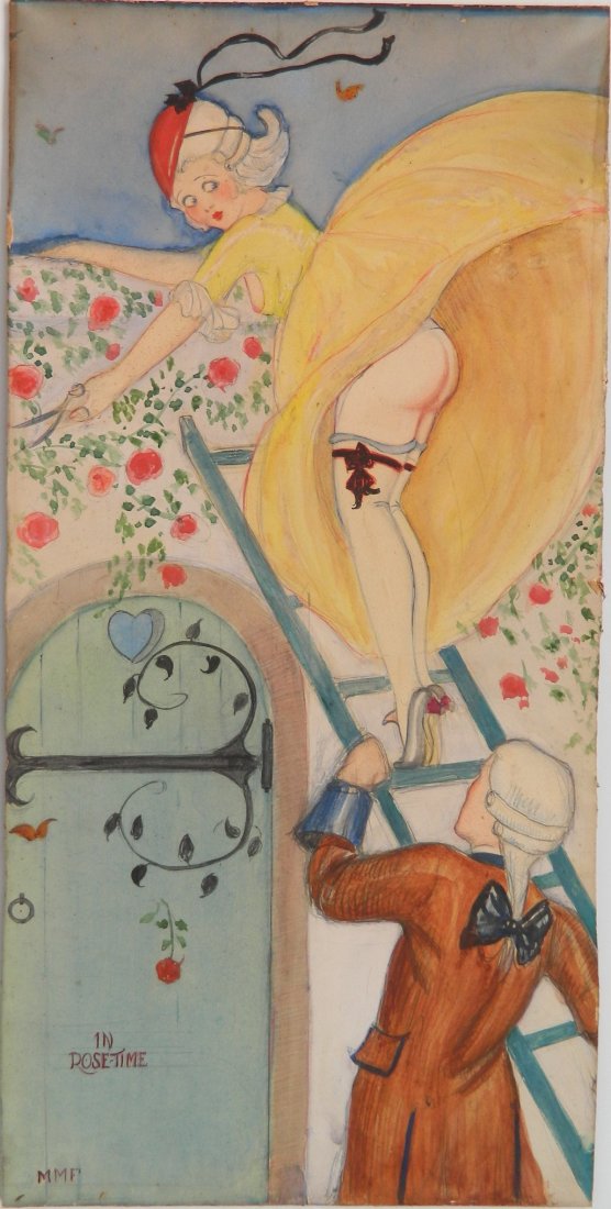 20th c. American School watercolor (1 of 4)