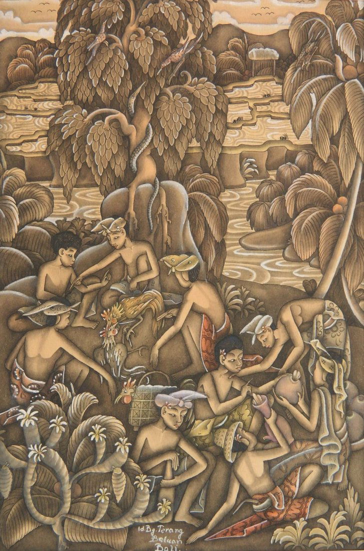 Ida Bagus Made Terang gouache (1 of 3)