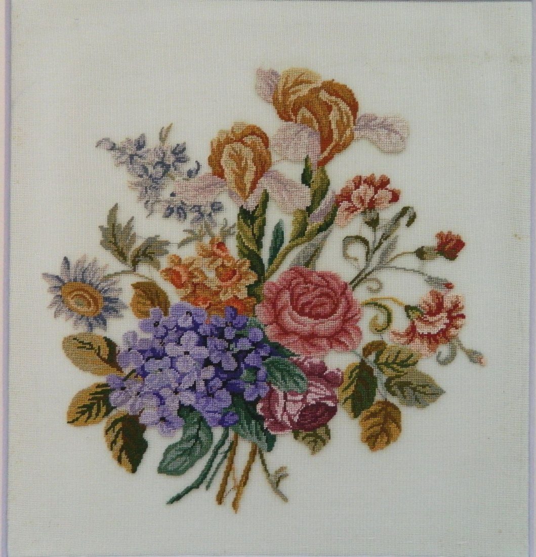 18/19th c. Petit point needlework (1 of 3)